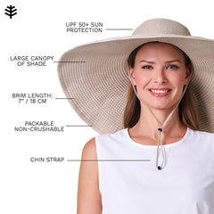 COOLIBAR Sombrero moldeable para la piscina de Shelby HAT