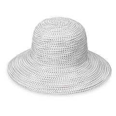 Sombrero UPF 50+ Scrunchie White/Black Dots
