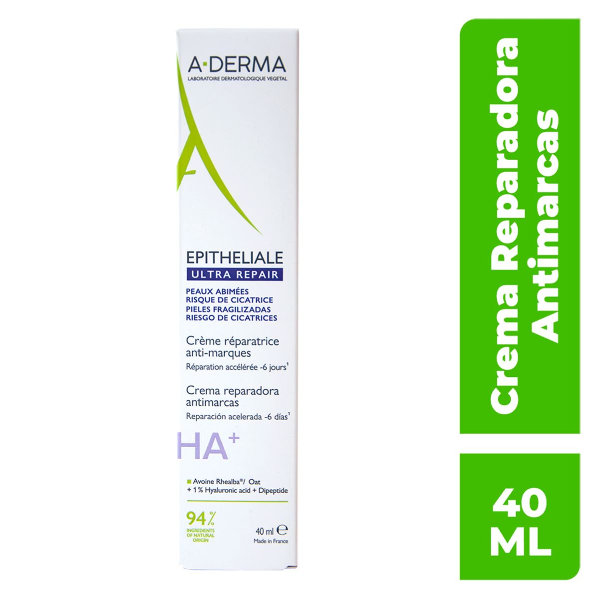 A-DERMA EPITHELIAL A.H CREMA REPARADORA CALMANTE 40 ML