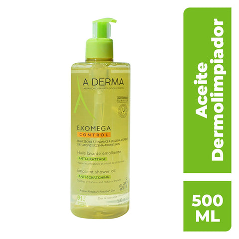 A-DERMA EXOMEGA CONTROL Aceite de ducha emoliente 500ML
