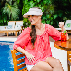 WALLAROO CHARLIE VISOR IVORY TAUPE