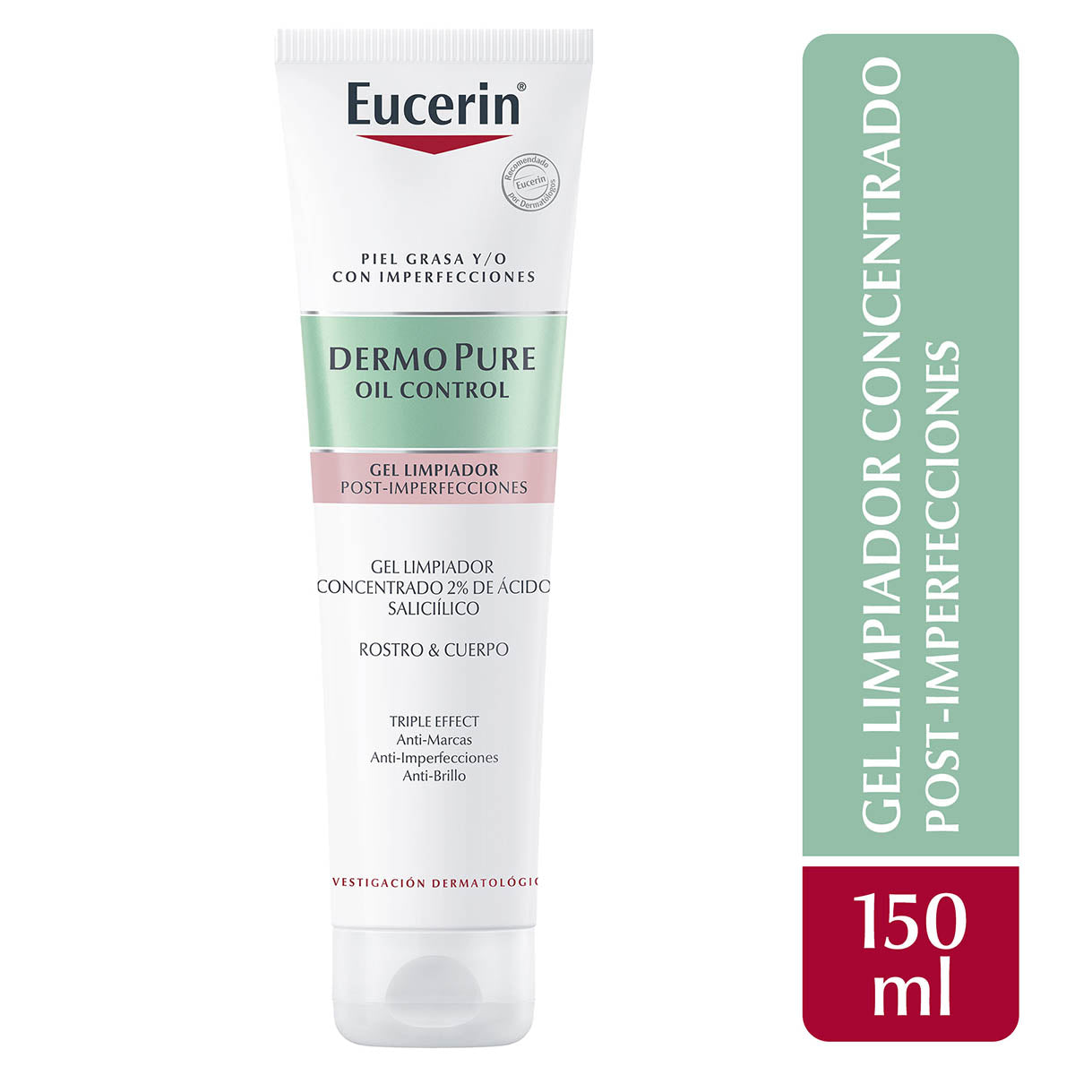 EUCERIN DermoPure Gel limpiador concentrado 150ML