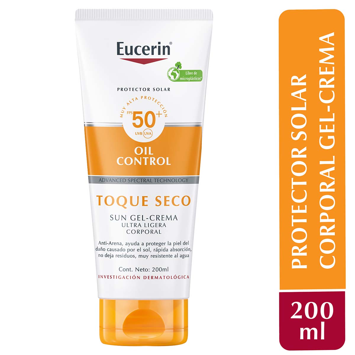 Sun Body Oil Control Gel-Crema Toque seco FPS 50+