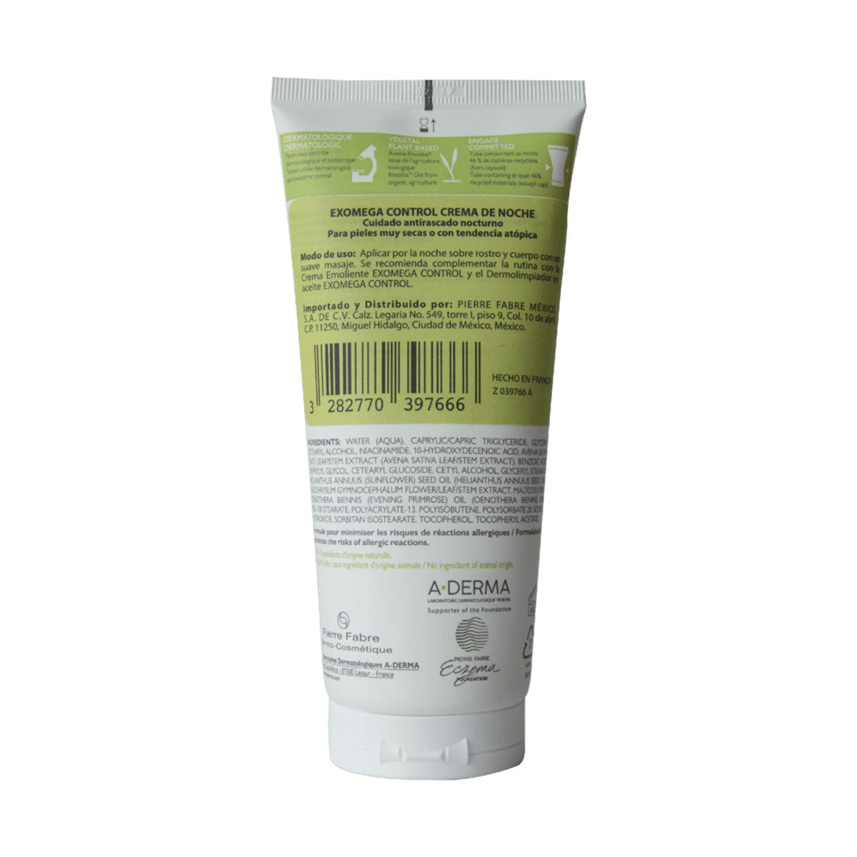 ADERMA EXOMEGA CONTROL DE NOCHE 400ML