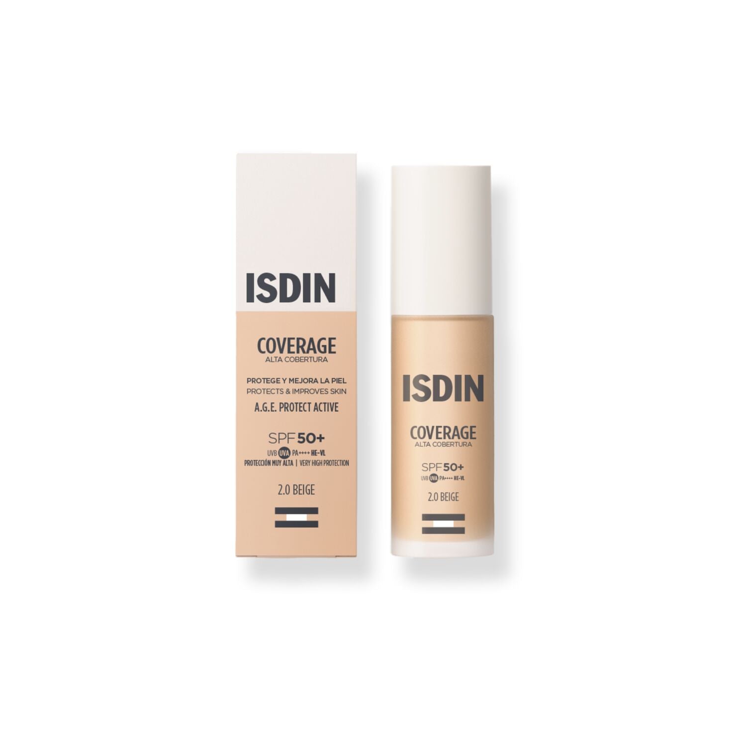 ISDIN COVERAGE SPF 50+ 2.0 BEIGE