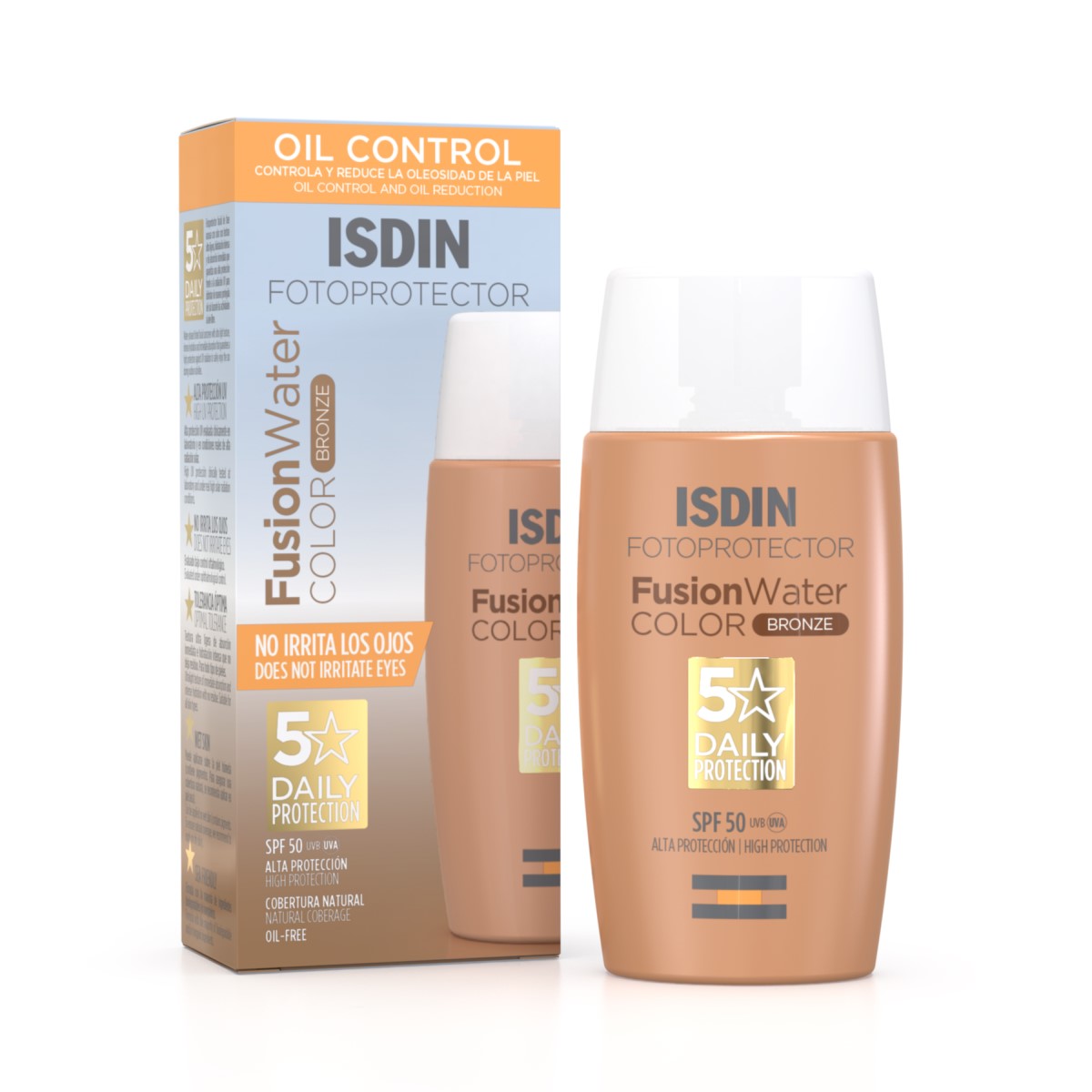 ISDIN Fusion Water SPF50+ Color Bronze 50ml.