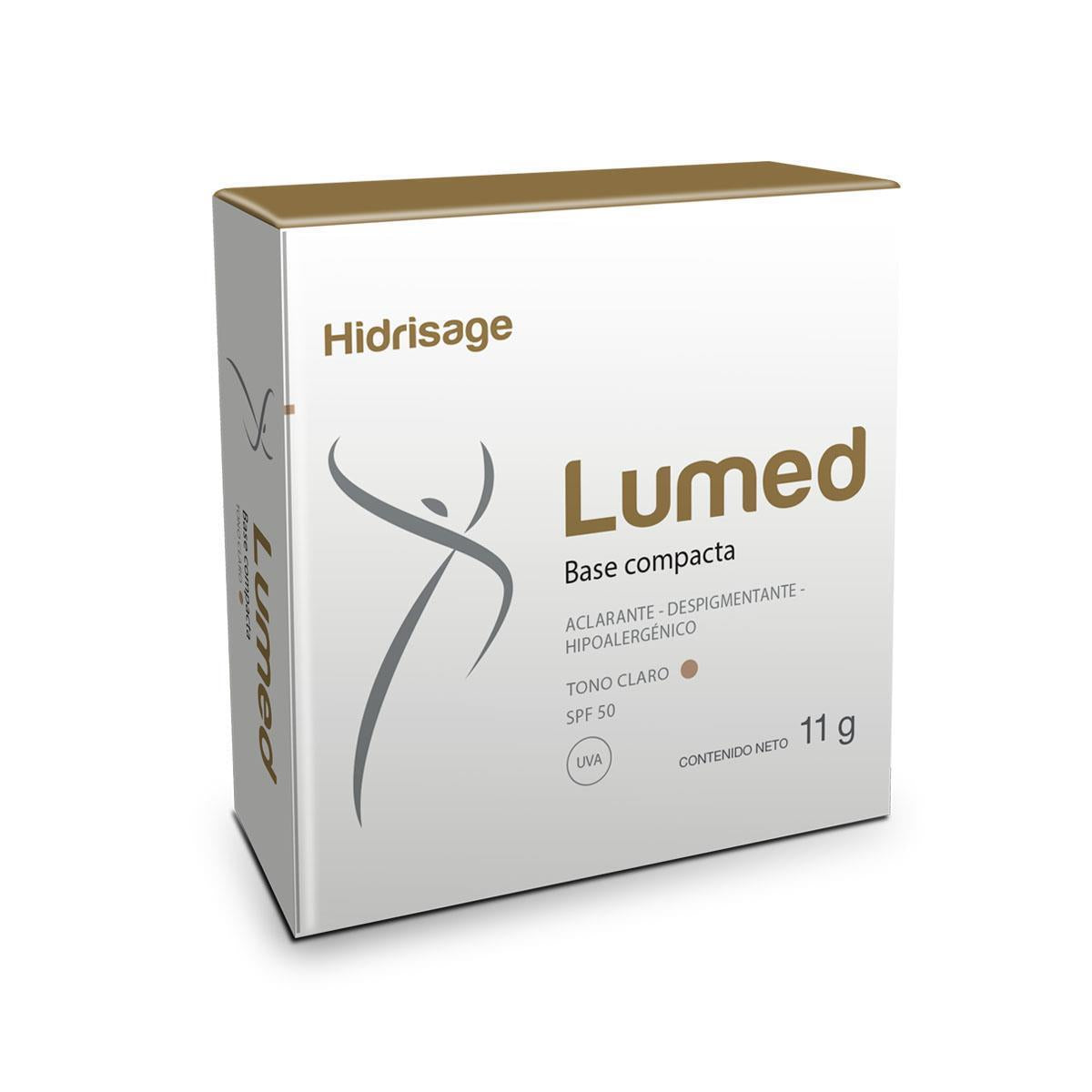 LUMED Base Compacta Tono Claro  SPF50