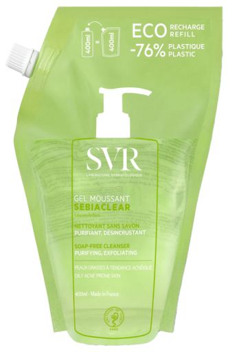 SVR Eco Refil Sebiaclear Gel Moussant 400ml