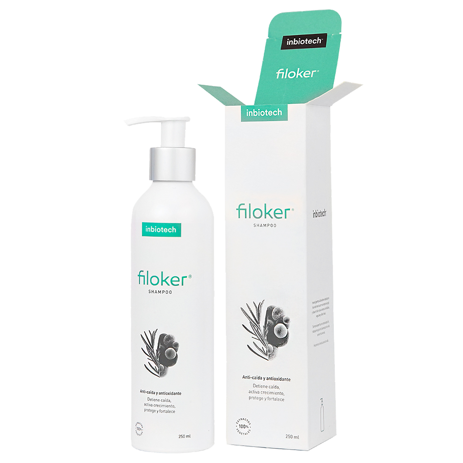 FILOKER Shampoo Anti-caÍda y antioxidante 250ml