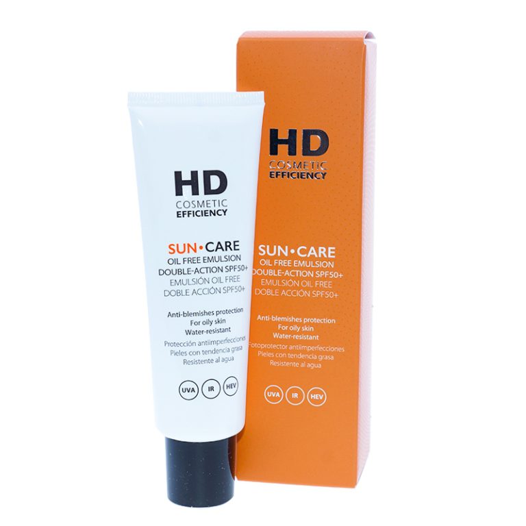 HD COSMETIC EFFICIENCY SUN CARE EMULSION OIL FREE DOBLE ACCIÓN SPF50+ 50ml