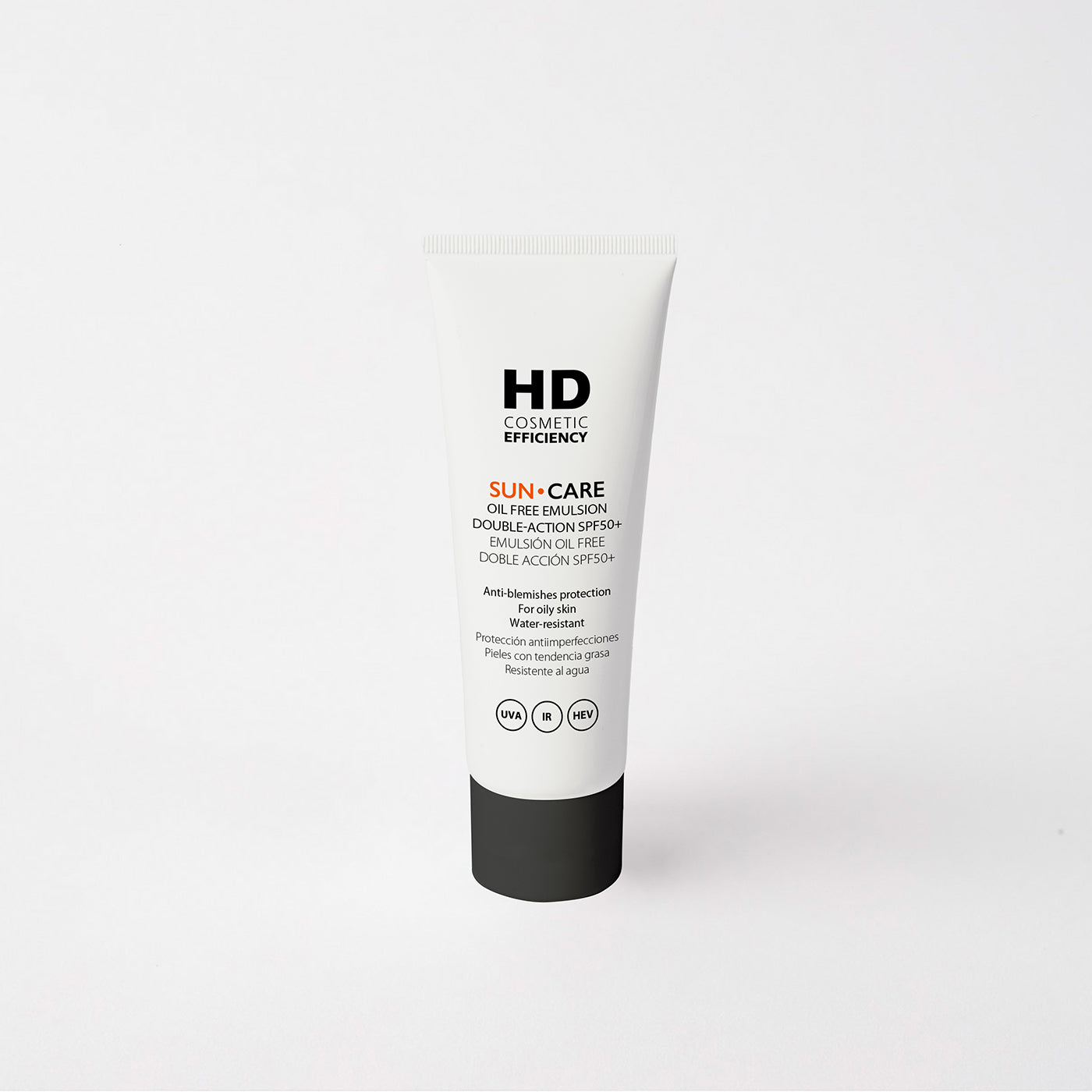 HD COSMETIC EFFICIENCY SUN CARE EMULSION OIL FREE DOBLE ACCIÓN SPF50+ 50ml